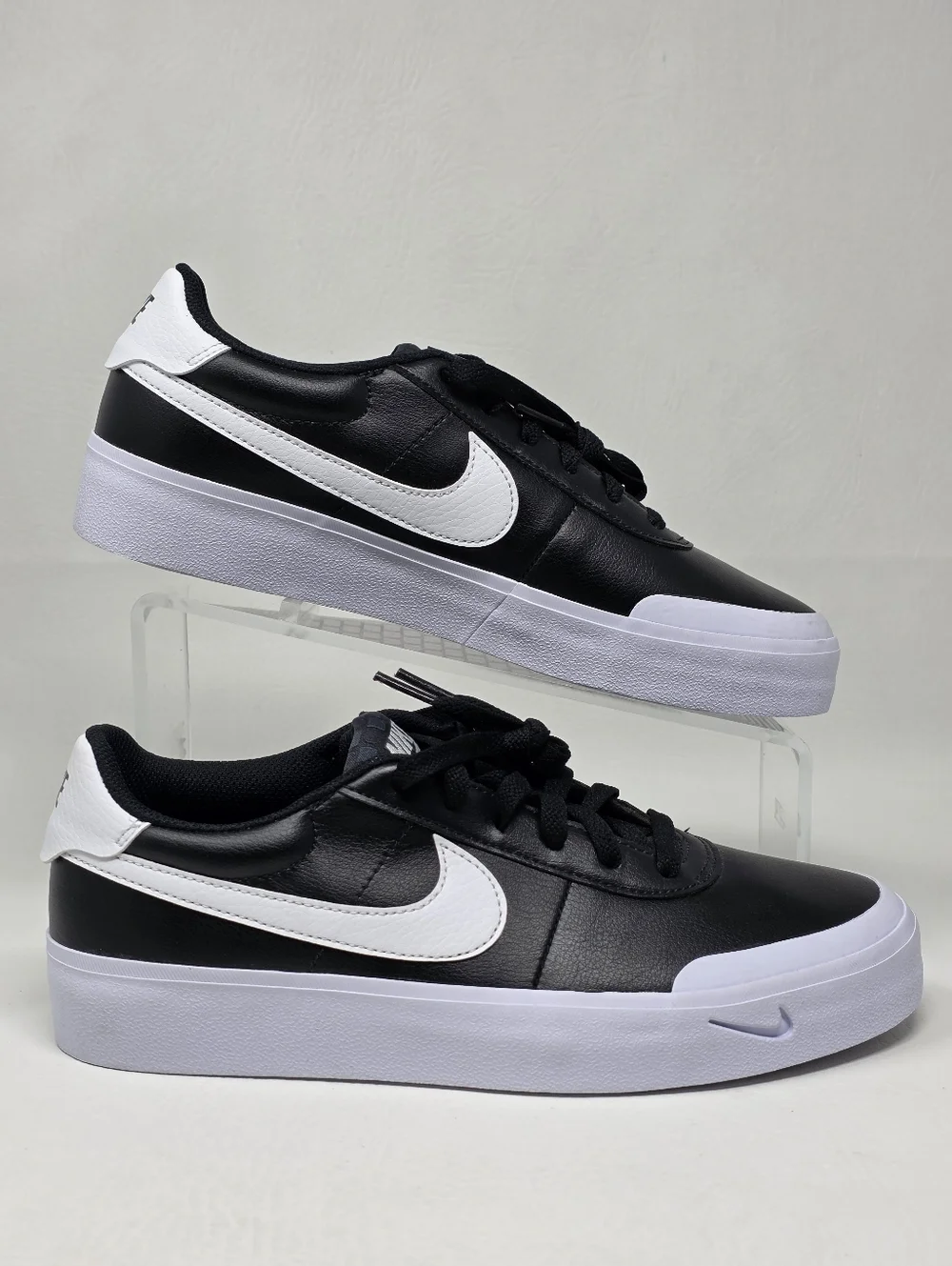 Nike Court Shot Men's Sneakers Shoes Black White FQ8146-002 Low Size 8 NEW
